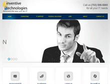 Tablet Screenshot of inventivetechnologies.com